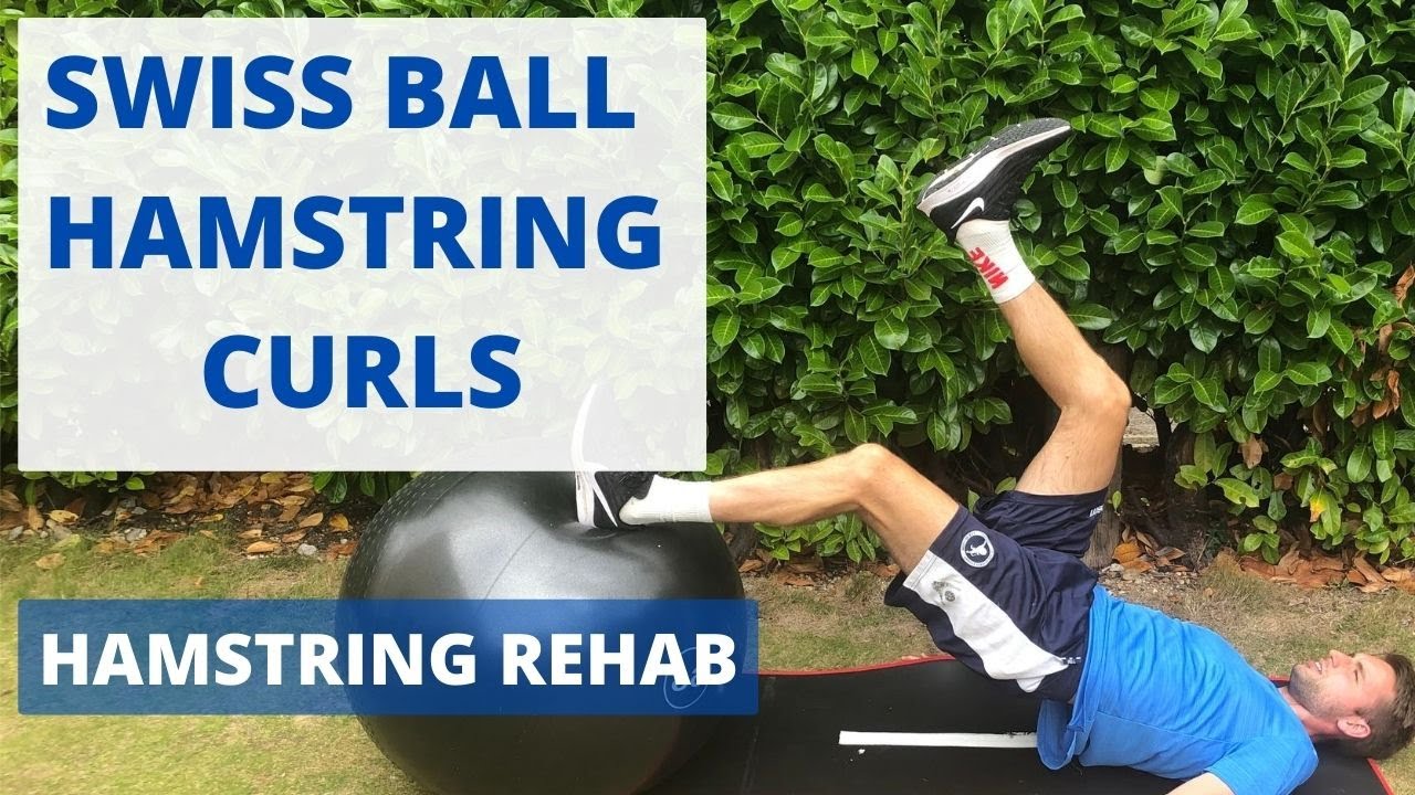 Exercise Ball Hamstring Curls