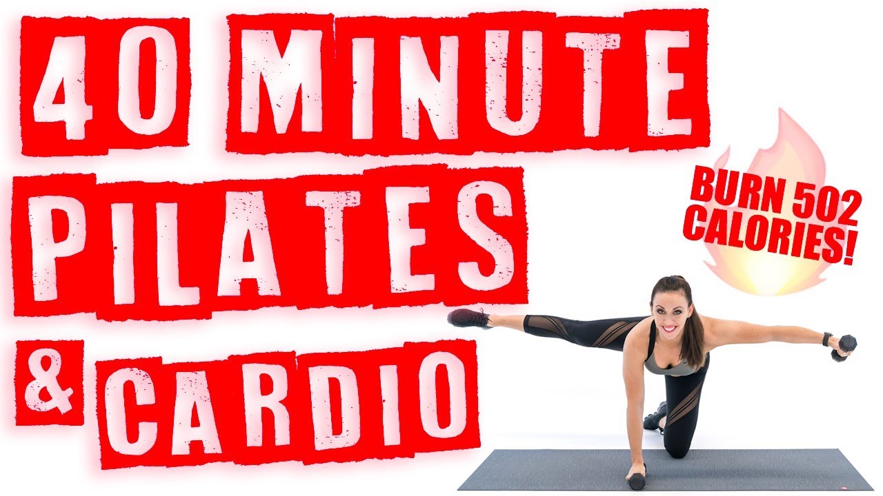 40 Minute Pilates and Cardio Workout 🔥Burn 502 Calories!* 🔥