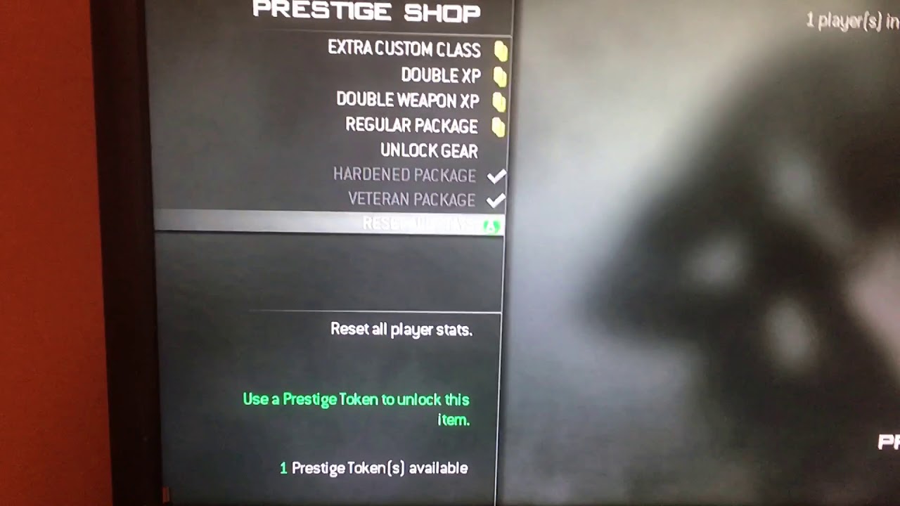 Resetting mw3 account
