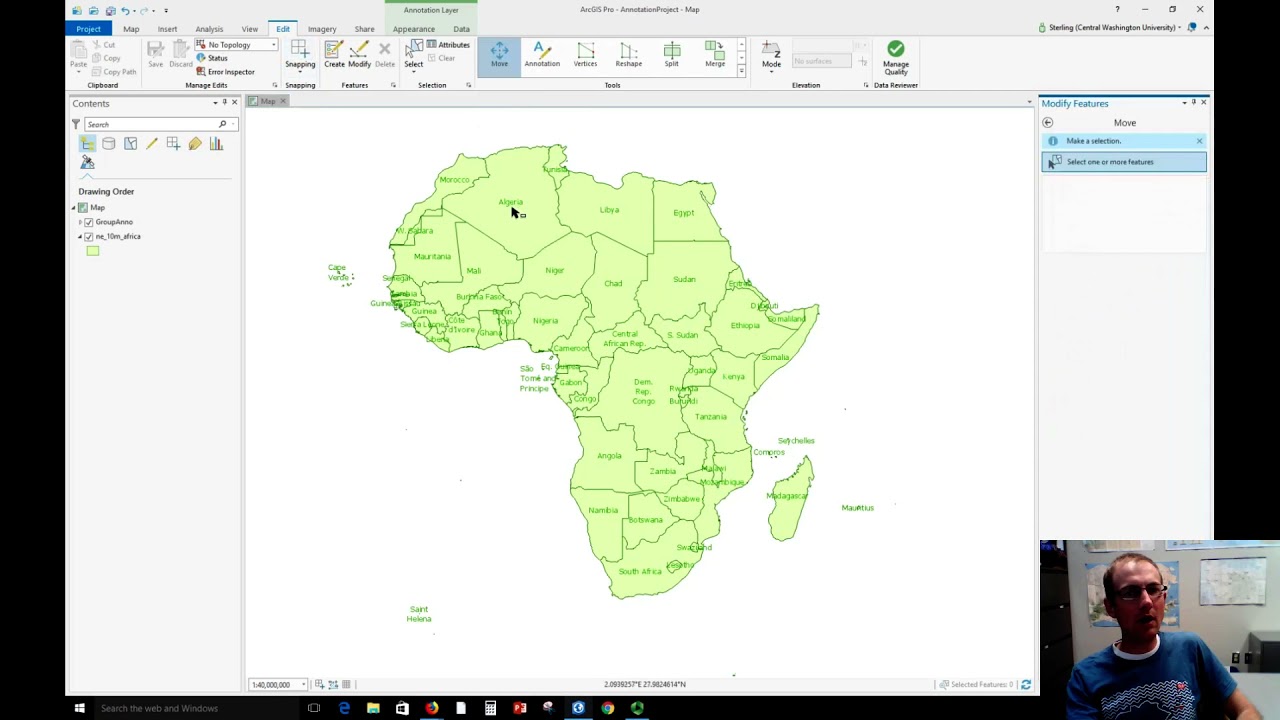 Преобразование надписей в аннотации в ArcGIS Pro