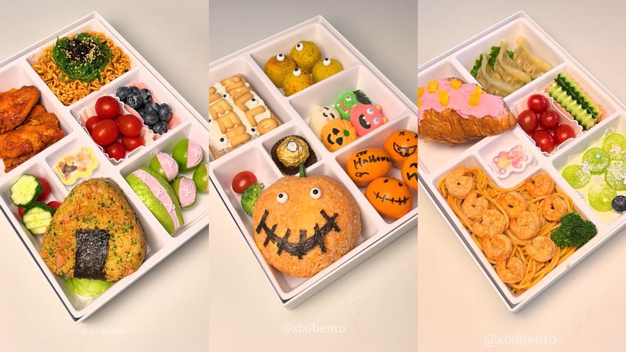 Lunch Box 🍱 • 15 ideas | Pack Lunch Bento with me Collection 6  | ASMR