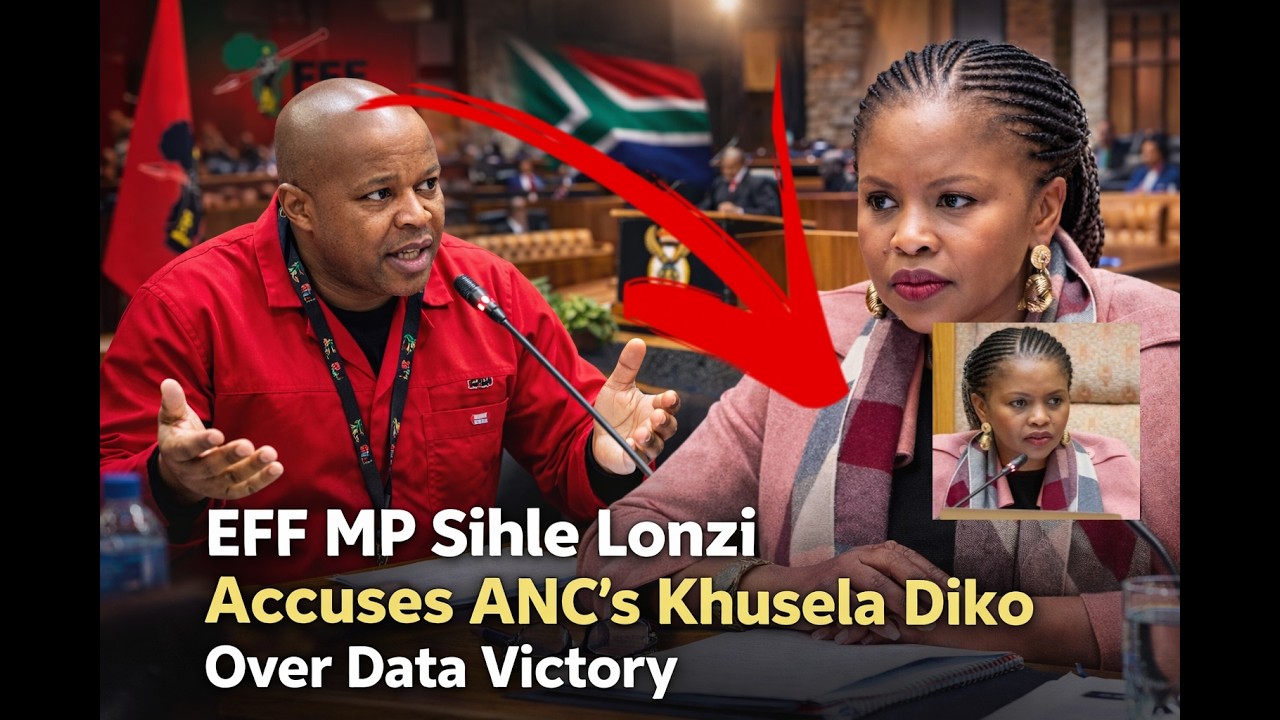 EFF MP Sihle Lonzi Accuses ANC’s Khusela Diko of Allegedly Trying to Claim EFF Victory on Data Issue