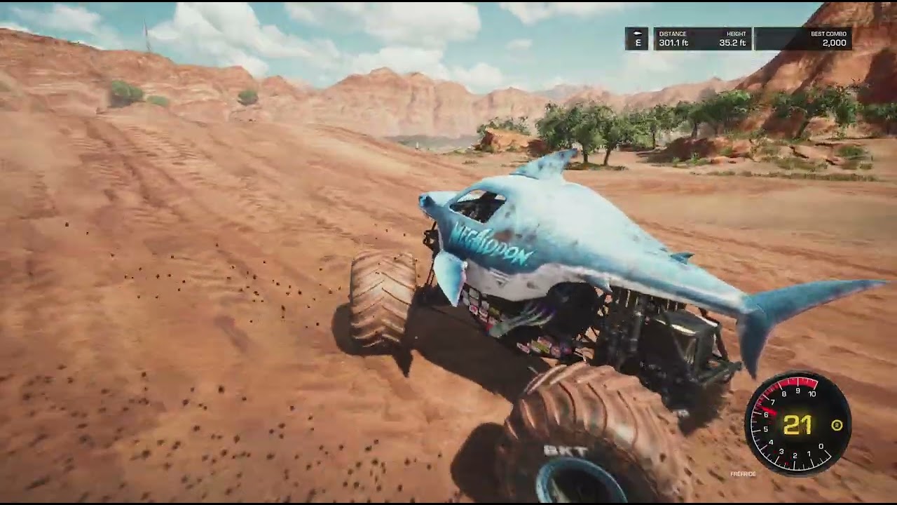 me playing monster jam steel Titans on my PS5￼