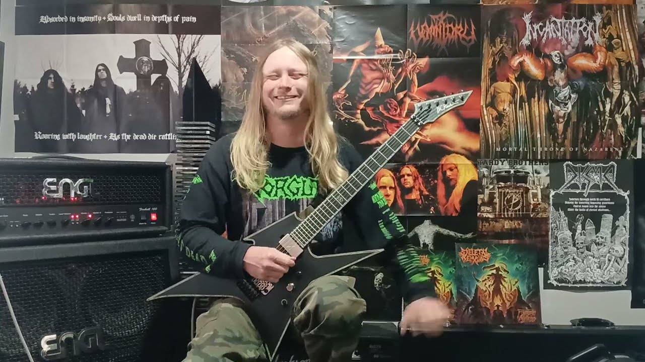 Skeletal remains - Forever in sufferance (Guitar cover)