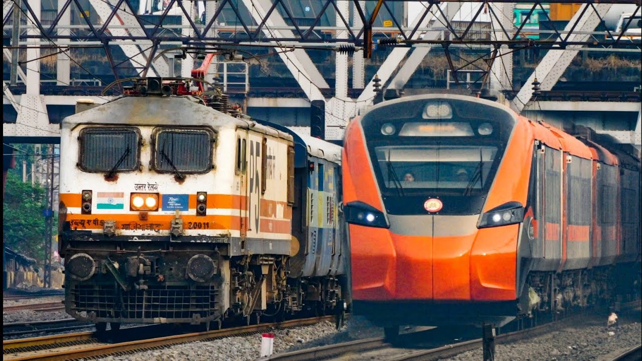 [Wap-5 Locomotive vs Vande Bharat Sleeper Express] 130 kmph Fastest Train's Video of Indian Railways