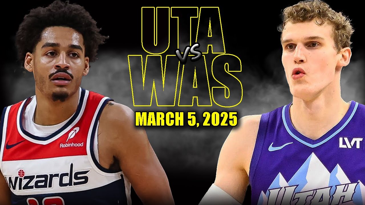 Utah Jazz vs Washington Wizards Full Game Highlights - March 5, 2025 | NBA Regular Season