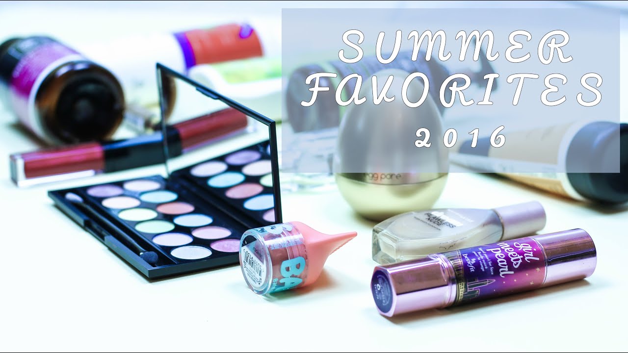 Фавориты лета 2016 | Inglot Maybelline Sleek Ck Apivita Loreal | Karina Papag + Gabi Live