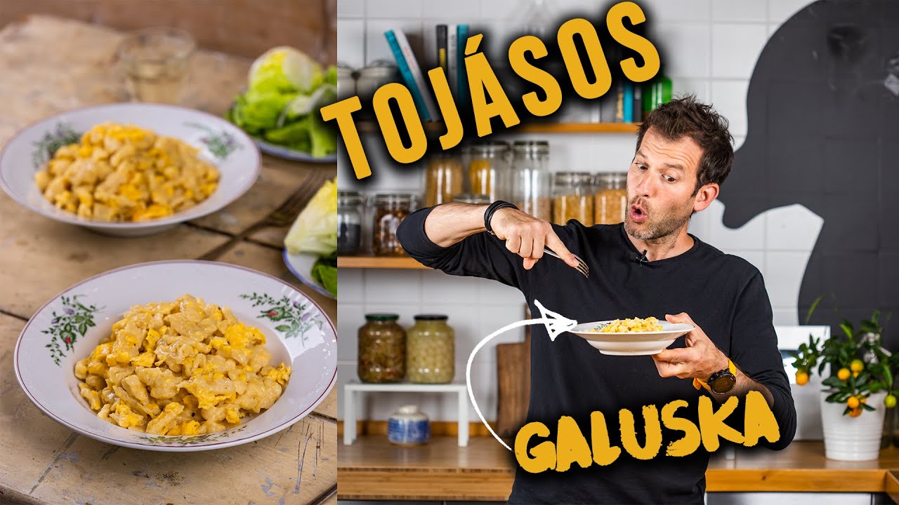 A perfekt TOJÁSOS GALUSKA fejes salátával