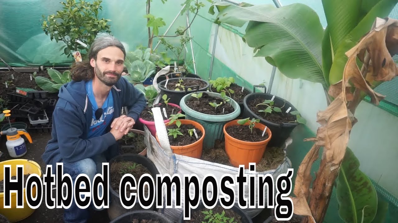 Building a plant hotbed for gardening | Composting | Microclimate