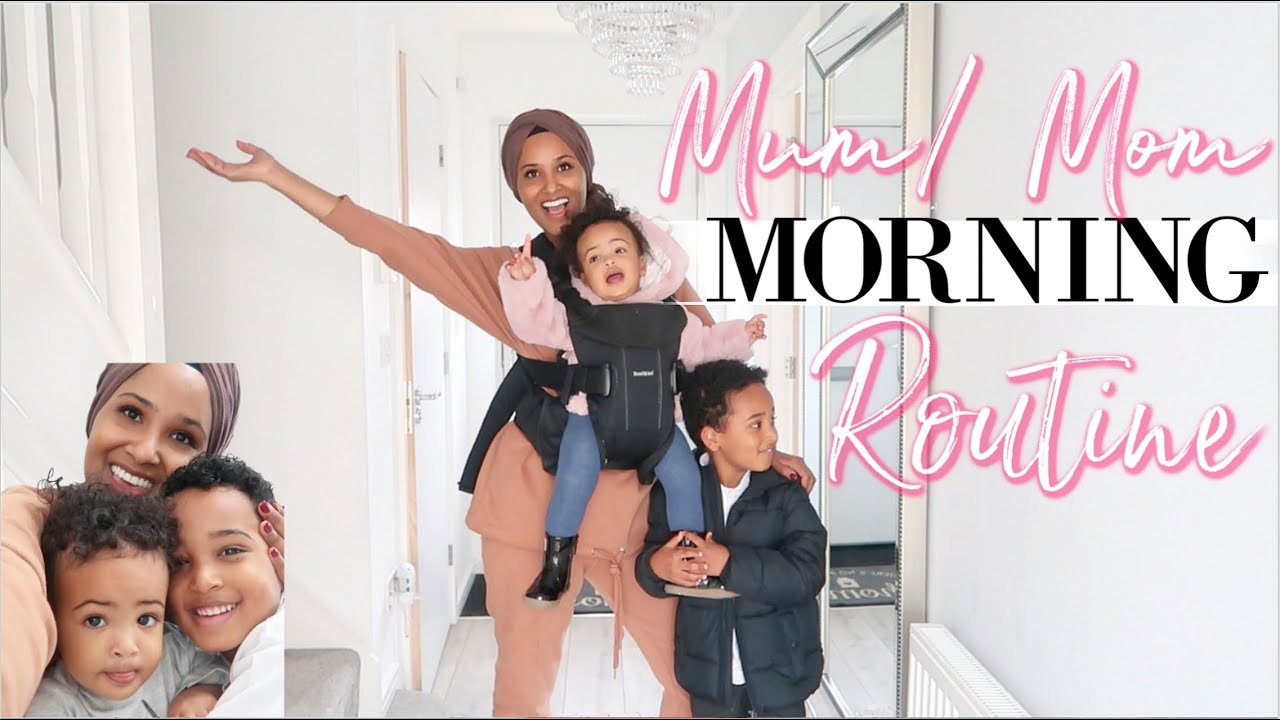 MORNING ROUTINE OF A MUM WITH 2 KIDS!