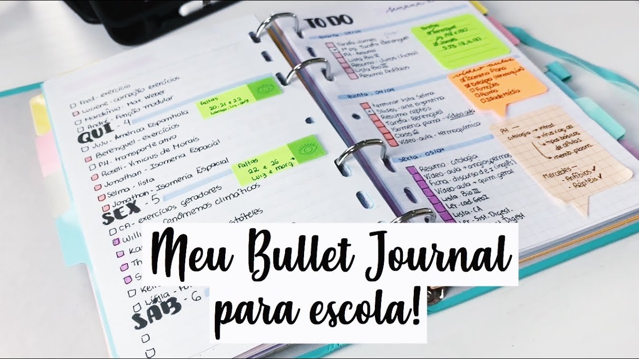 Como eu me organizo! (Meu bullet journal!) | Ana’s Studies