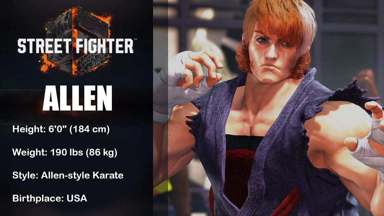 Street Fighter 6 - ALLEN SNIDER [Avatar Creation]