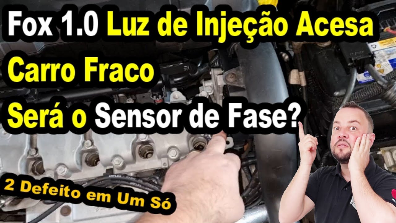 Fox 1.0 Muito Fraco, Sem Força, Luz de Injeção Acesa, Será o Sensor de Rotação, Fase, 2 Defeitos