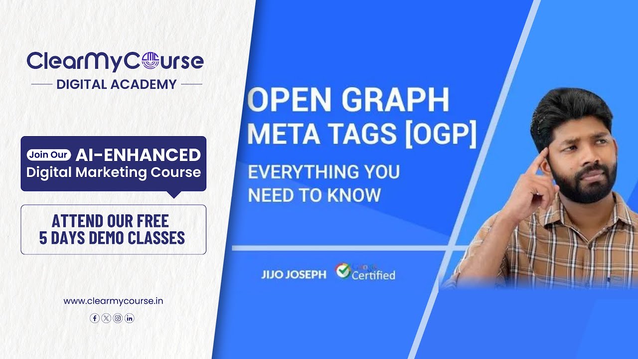 SEO Tutorial for Beginners Malayalam [Class -16 ] [ What are Open Graph tags? [ 2023]