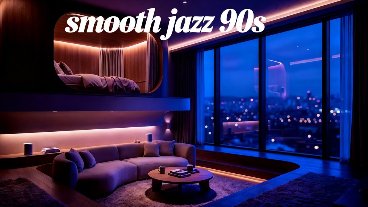 🎶 Smooth Jazz 90s Chillout 🎶 Calm Jazz Music for Night Rest, Calm Mood & Peaceful Mind