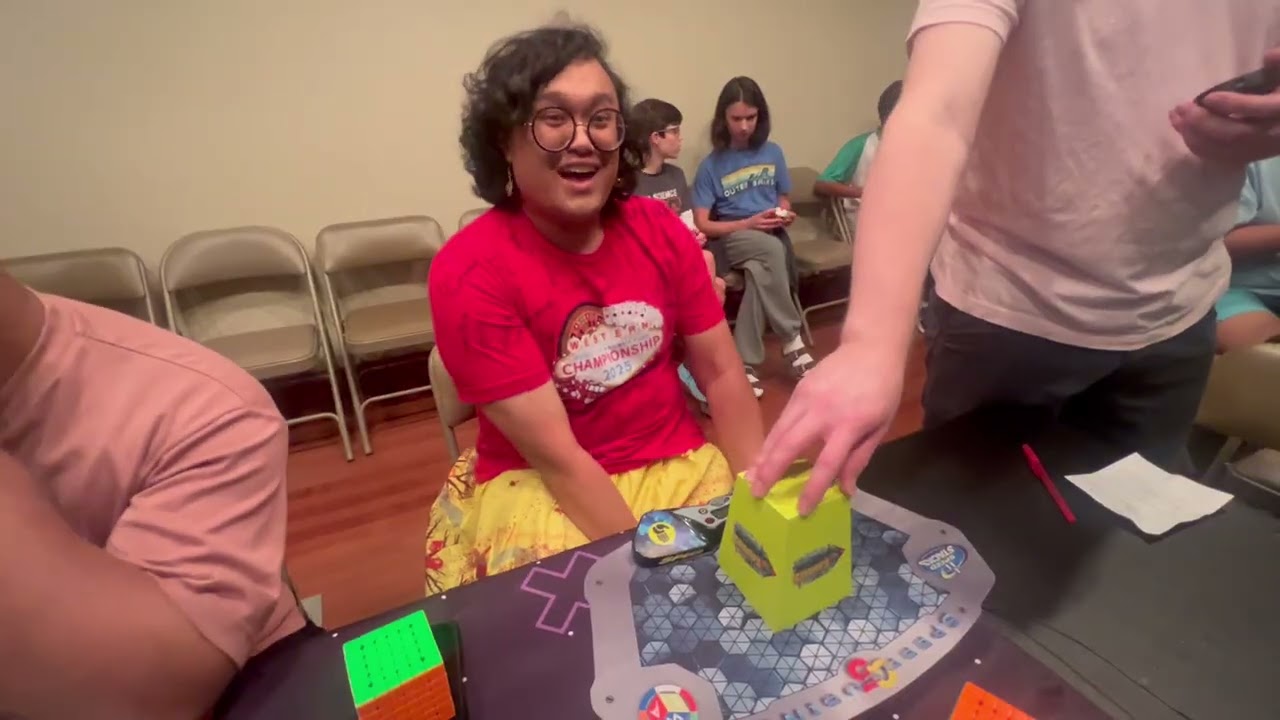 my best Rubik’s cube solves of 2024 versus my best Rubik’s cube solves of 2025