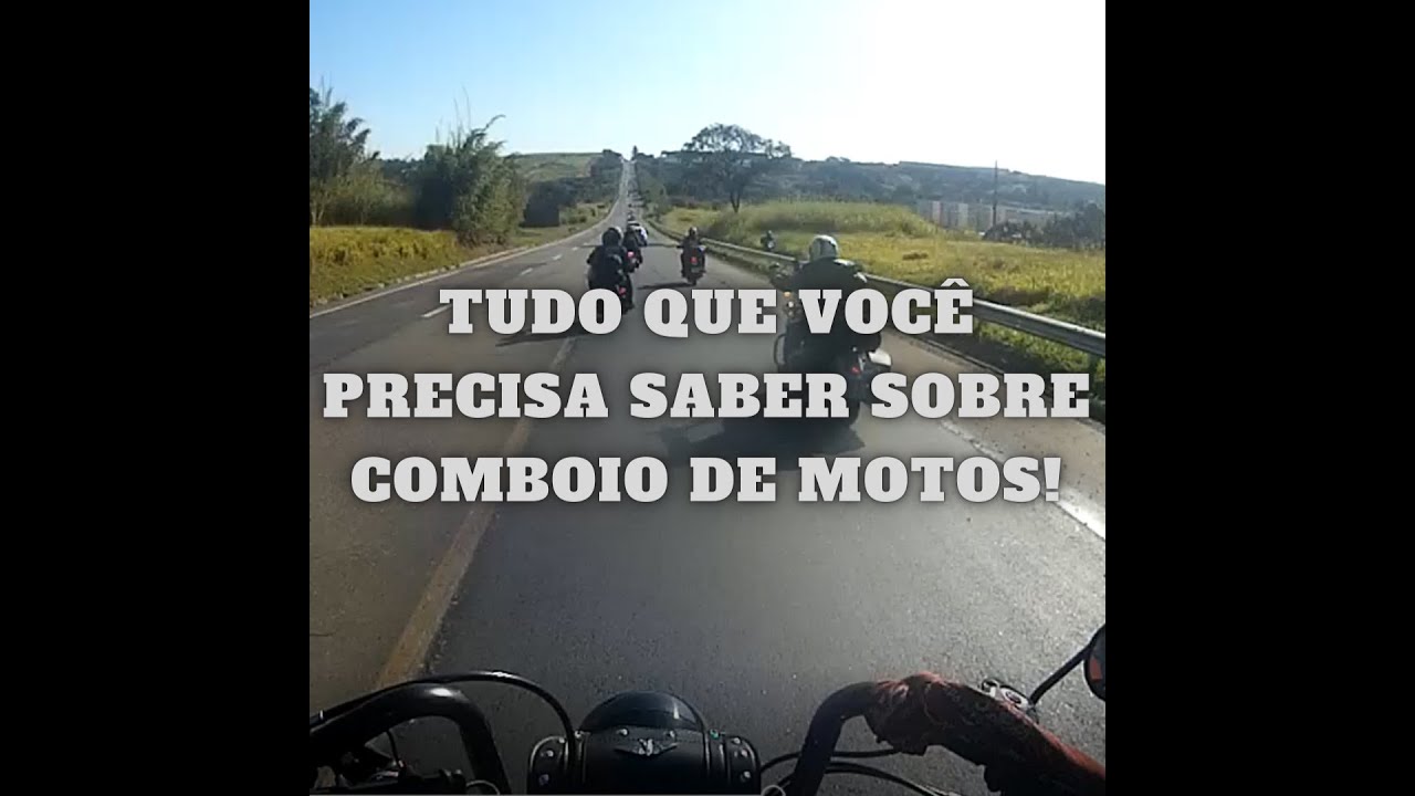 Como andar em comboio de motos