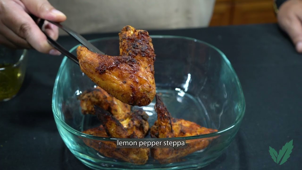 THC Lemon Pepper Wings with Cannabutter and Chef V Rub