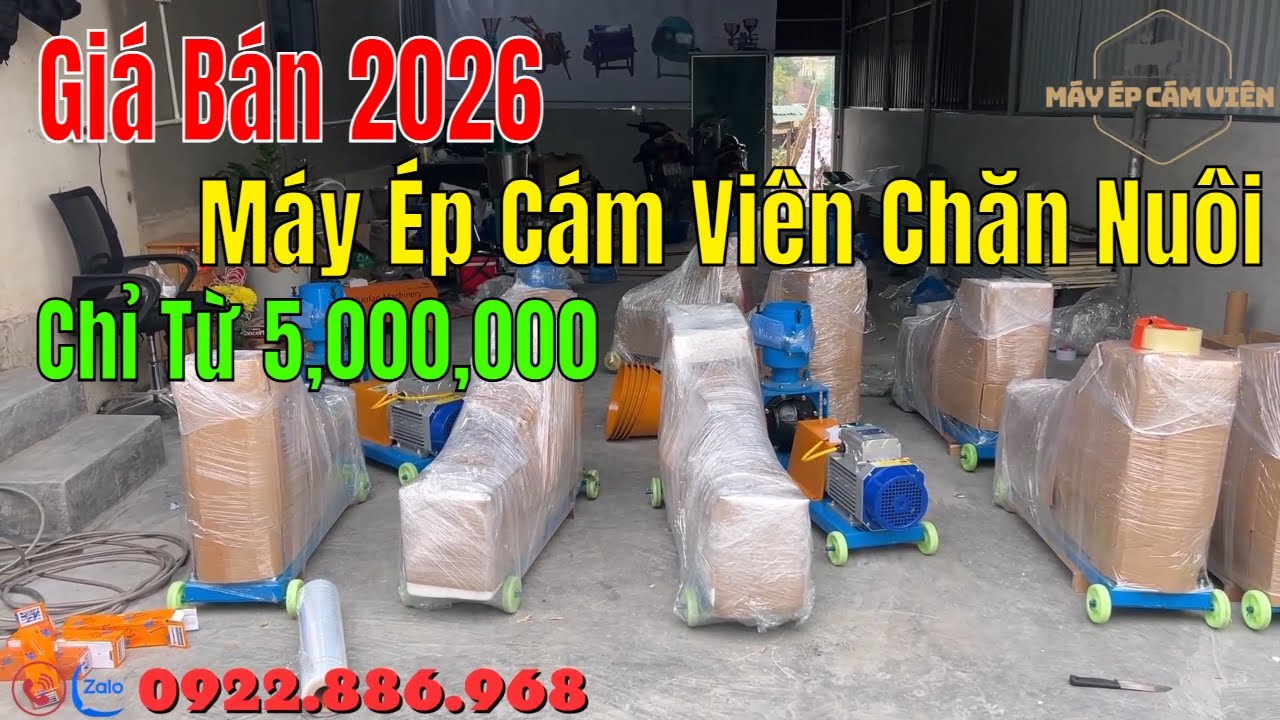 Giá Bán Máy Ép Cám Viên Chăn Nuôi Mới Nhất 2026