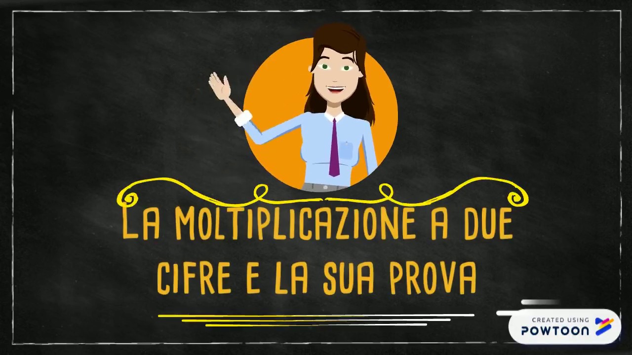 la Moltiplicazione a due cifre e la sua prova