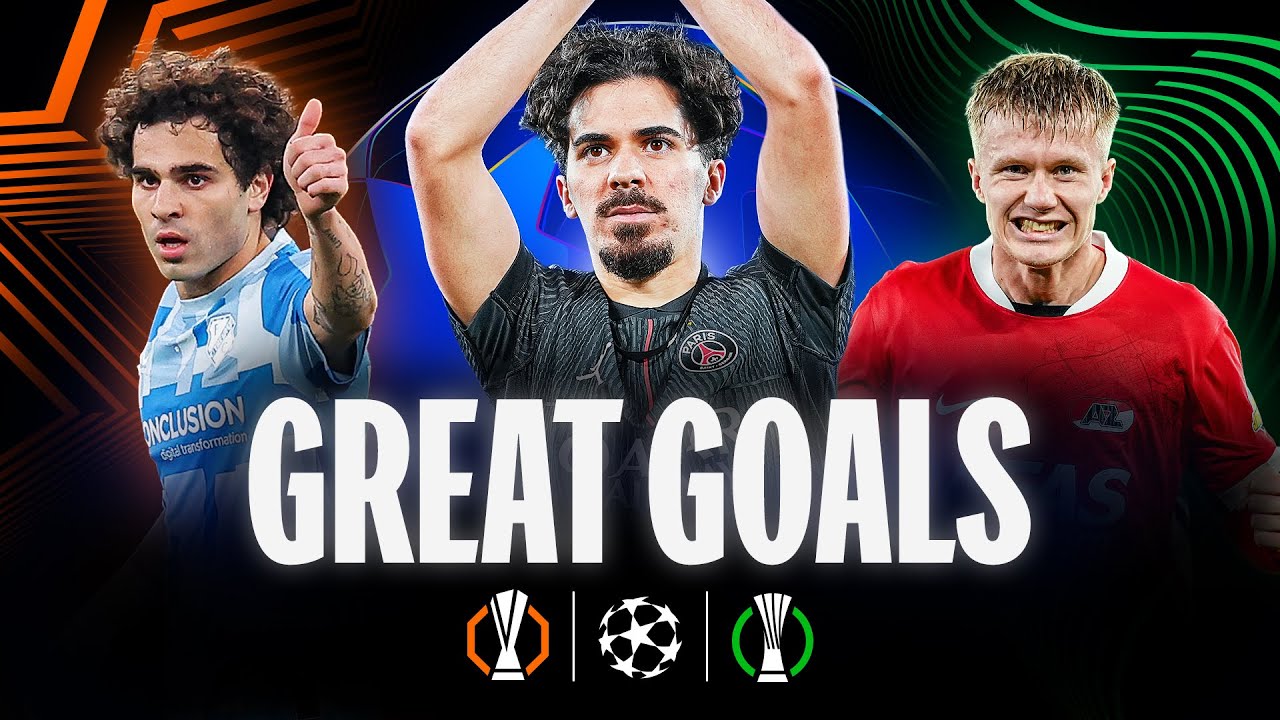 The BEST European Goals of the Week! | UCL, UEL, UECL MD5 Goals