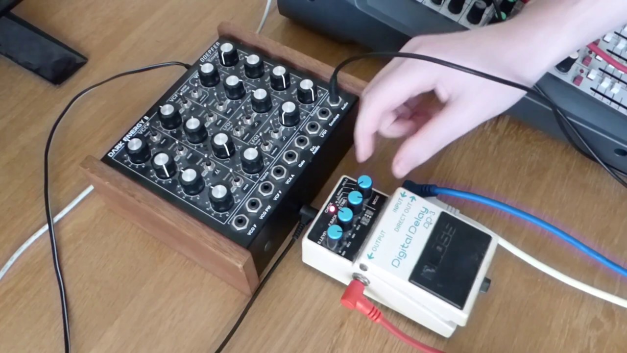 Doepfer Dark Energy 2 & Boss DD3 Digital Delay