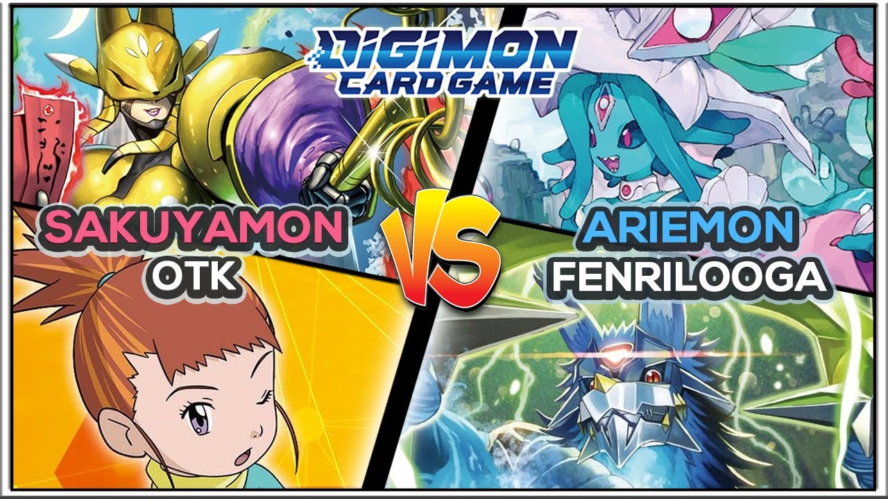 *OTK* Sakuyamon vs Ariemon & Fenriloogamon &bull; ST22 Gameplay | DCGO | Digimon TCG