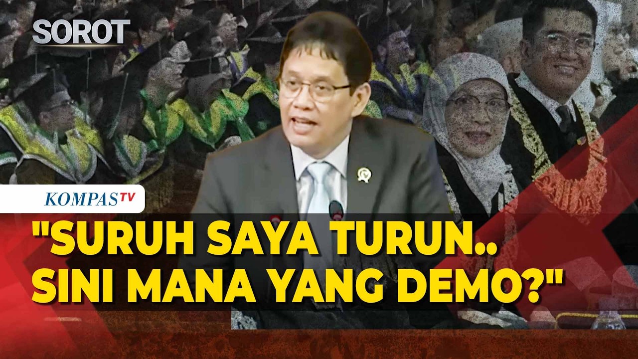 Menkeu Purbaya ke BEM UI Saat Pidato Wisuda UI: Hari Pertama Menteri Disuruh Turun, Mana Yang Demo?