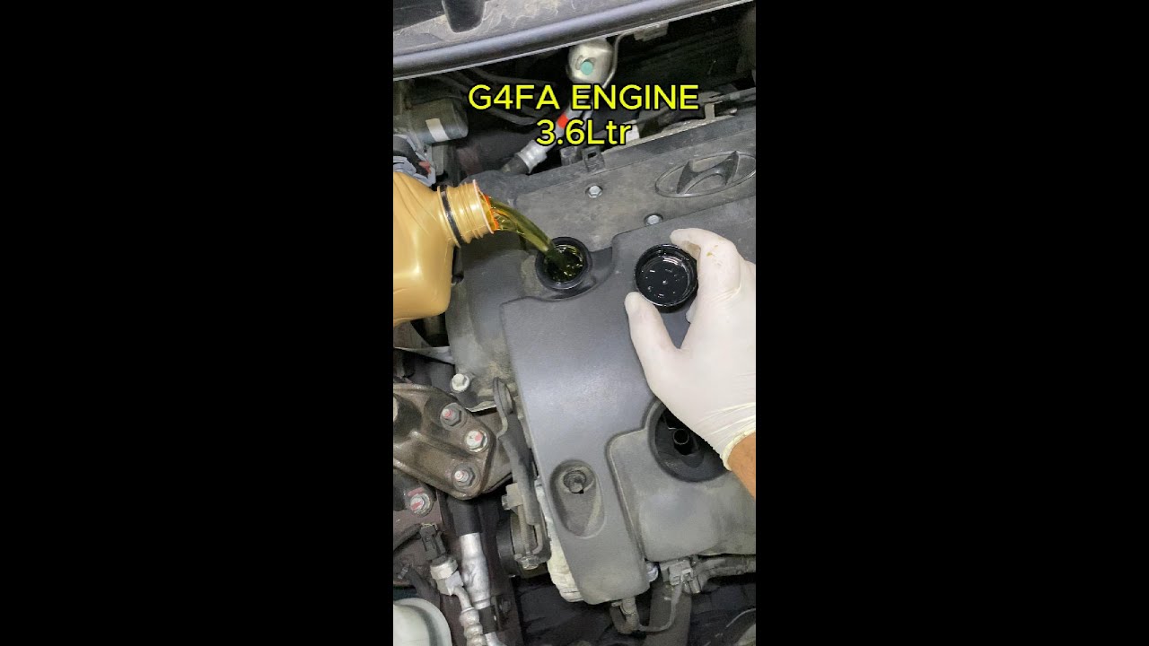 Hyundai i30 oil change DIY i30 GD 1.4 G4FA Ölwechseln How to change oil with filter
