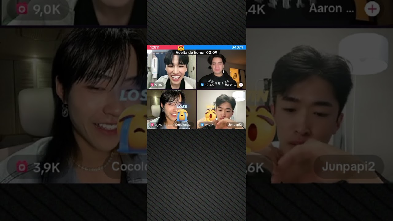Batalla Tiktok : Aaron no soportó que le mencionaran a Yeri Mua (Jun, Junpapi, Coco, Aaron)