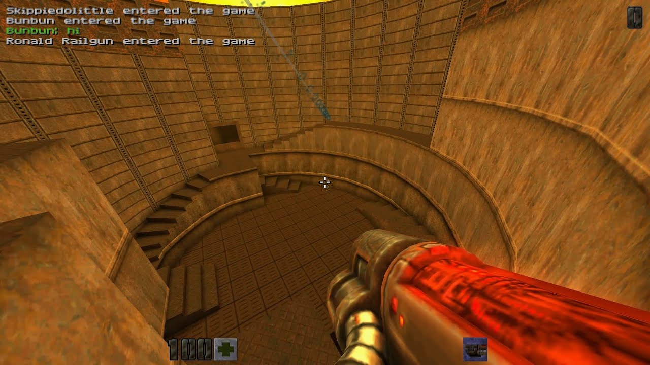 Quake 2 | Instagib Deathmatch with Bots | The Edge | Nightmare Difficulty