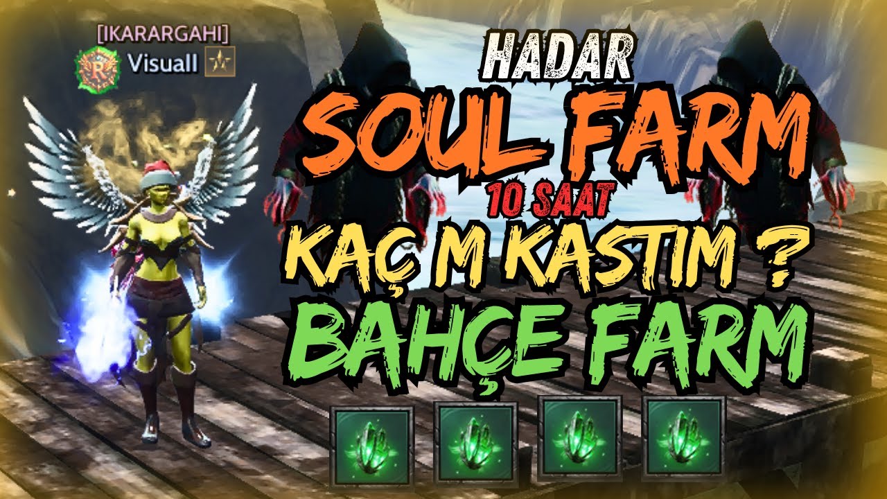 HADDAR 10 SAAT SOUL FARM KA&Ccedil; M KASTIM ? BAH&Ccedil;E FARM DROP ALABİLDİK Mİ ? ŞANS OYUNLARI - RİSE ONLİNE