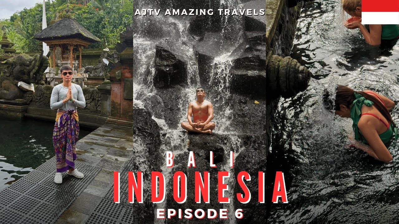 Bali Indonesia Vlog EP6: Ubud Day Tour | Cretya Ubud | Tirta Empul | Kanto Lampo Waterfall | AJTV 🇮🇩