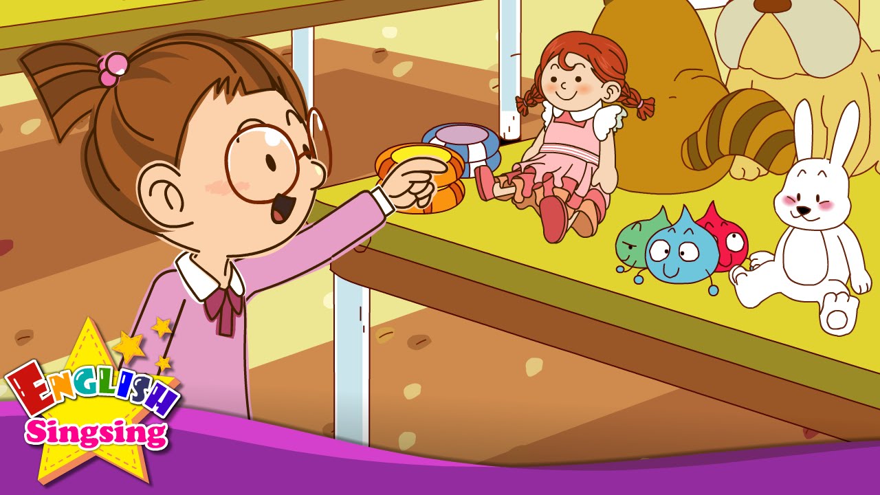 [Price] How much is it? It's five dollars. (In the store) - Easy Dialogue - English for kids.