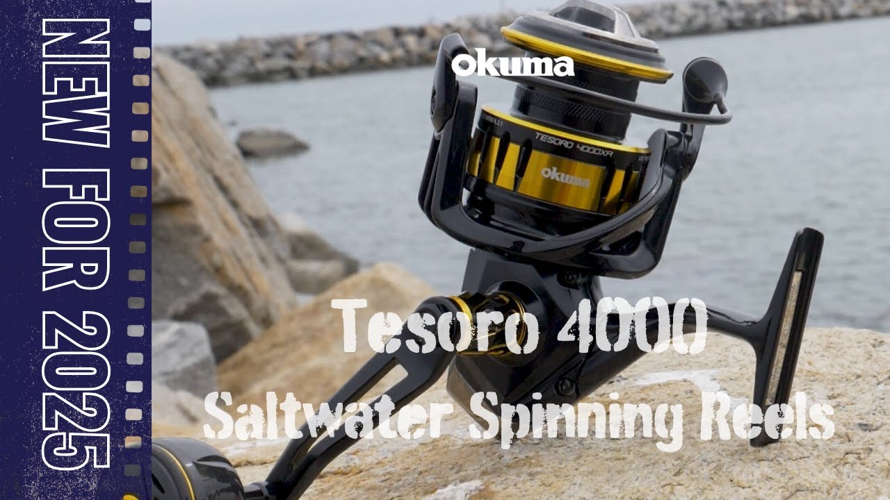 NEW Okuma Tesoro 4000 Size Saltwater Spinning Reels
