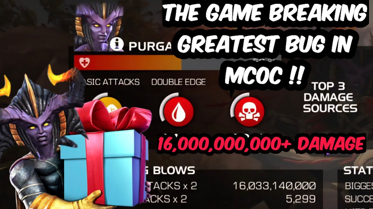 Game Breaking Insane Bug in Mcoc Ever - 11th year Anniversary Gift from K@b@m 
