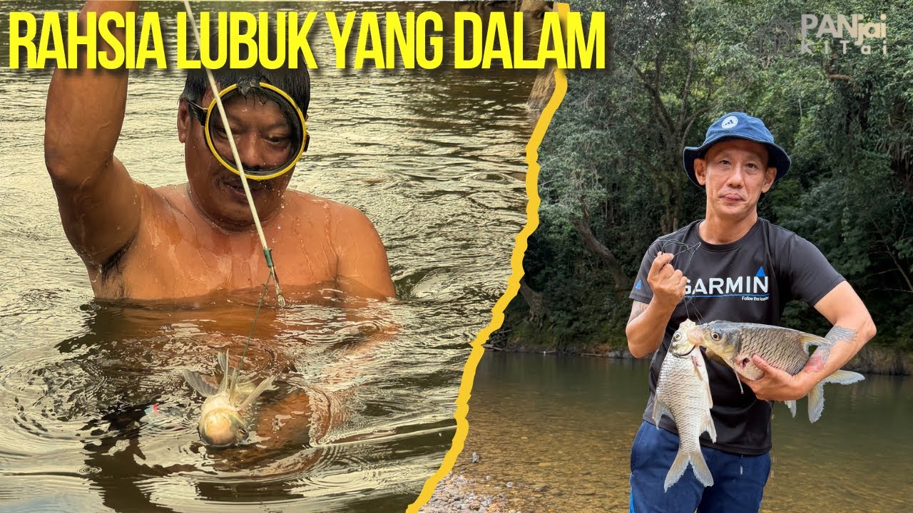 Menyusuri Sungai Kanowit | Petualang Menyelam Ikan Di Lubuk Dalam & Gelap.