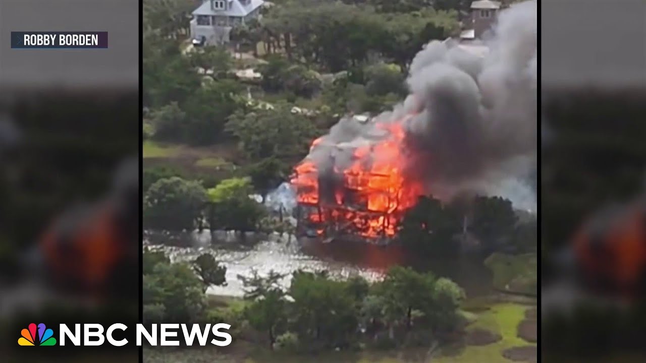 Massive fire engulfs home of South Carolina judge