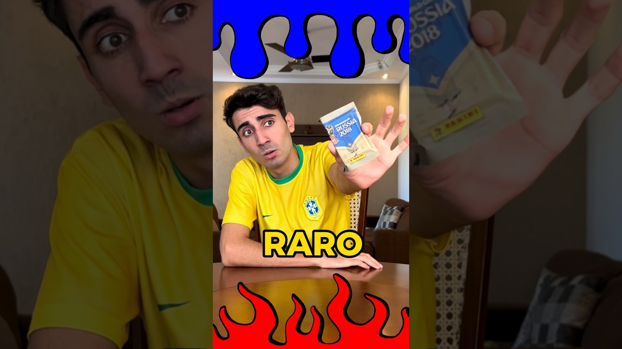 ABRI UMA PACOTE DE FIGURINHAS DE 2018 #shorts