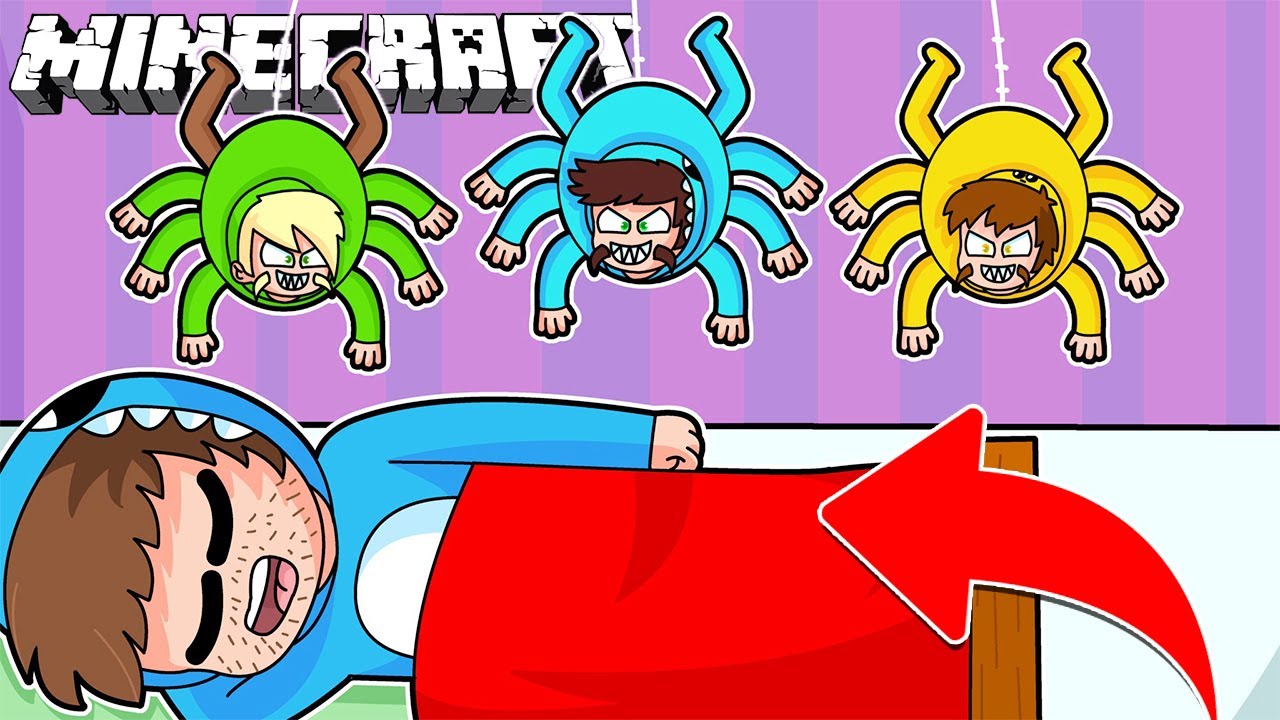 MILO SE CONVIRTIÓ en ARAÑAS SPIDER en MINECRAFT