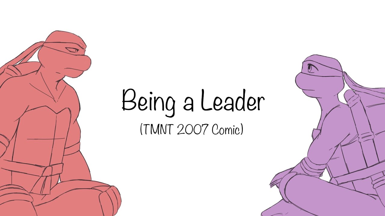 Being a Leader | TMNT 2007 Comic