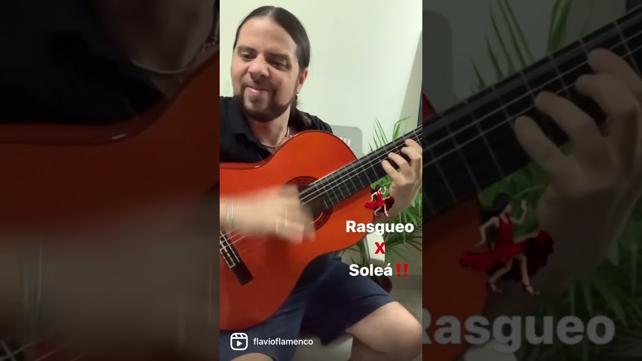 💃🏻Rasgueo por #Sole&aacute; - #Flamenco Tradicional - Flavio Rodrigues