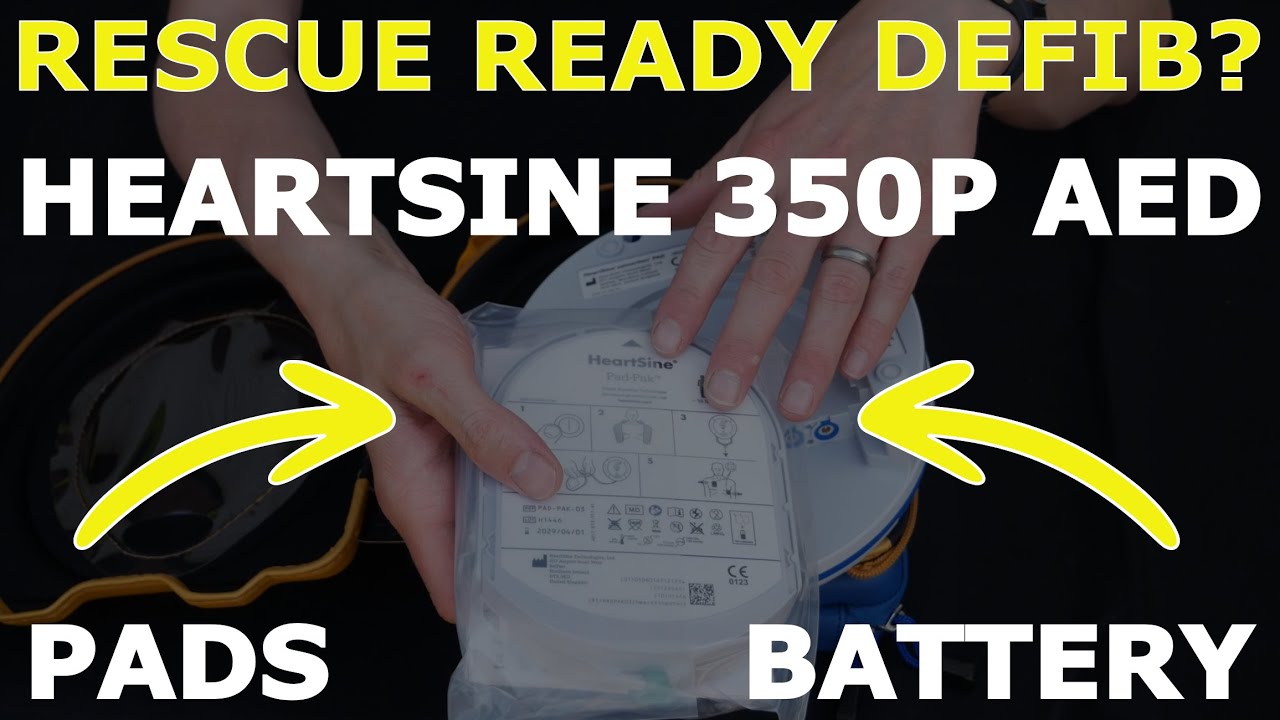 HeartSine 350P Defib - AED maintenance how-to - Changing the pads & battery