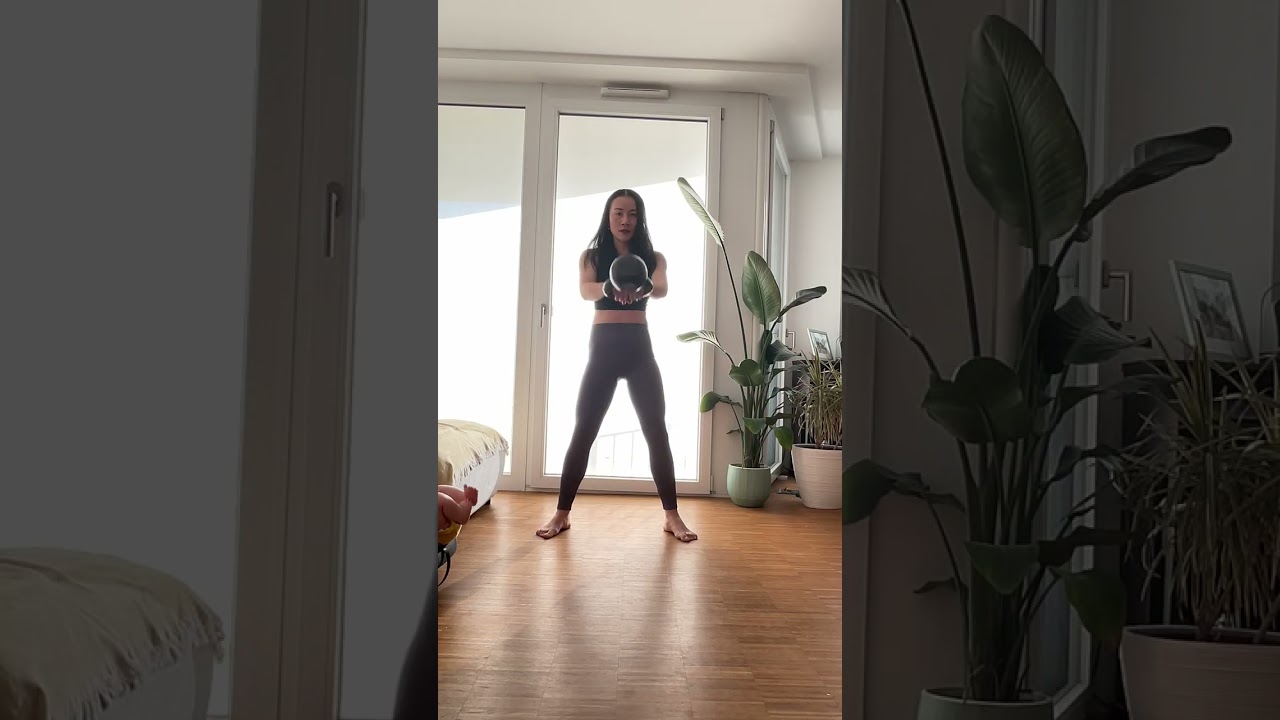 400 kettlebell swings with many baby breaks
