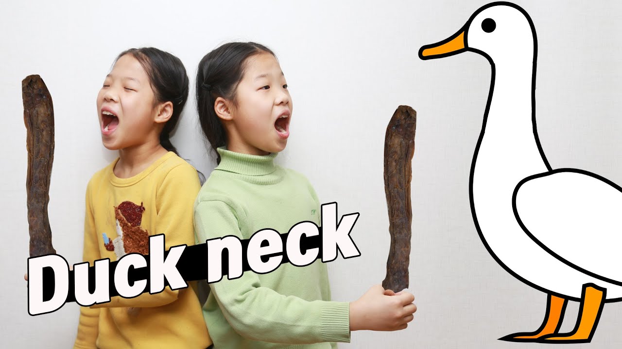 ENG) 츄러스 아님 오리목 먹방 오리다리 Duck neck leg Mukbang TwinRoozi Family 쌍둥이루지 가족 먹방  Mukbang