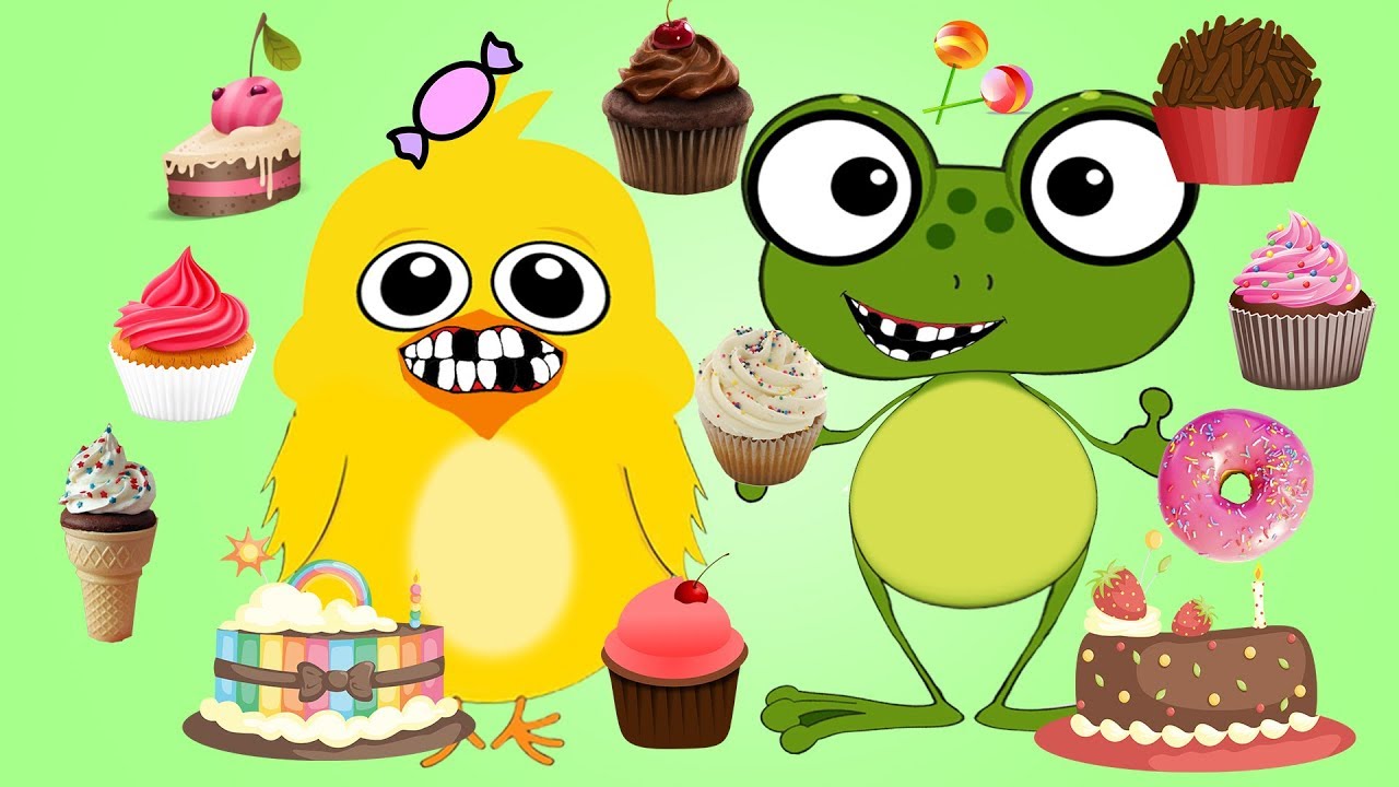 SAPO E PINTINHO AMARELINHO SE DÃO MAL DEPOIS DE COMER TODOS OS DOCES
