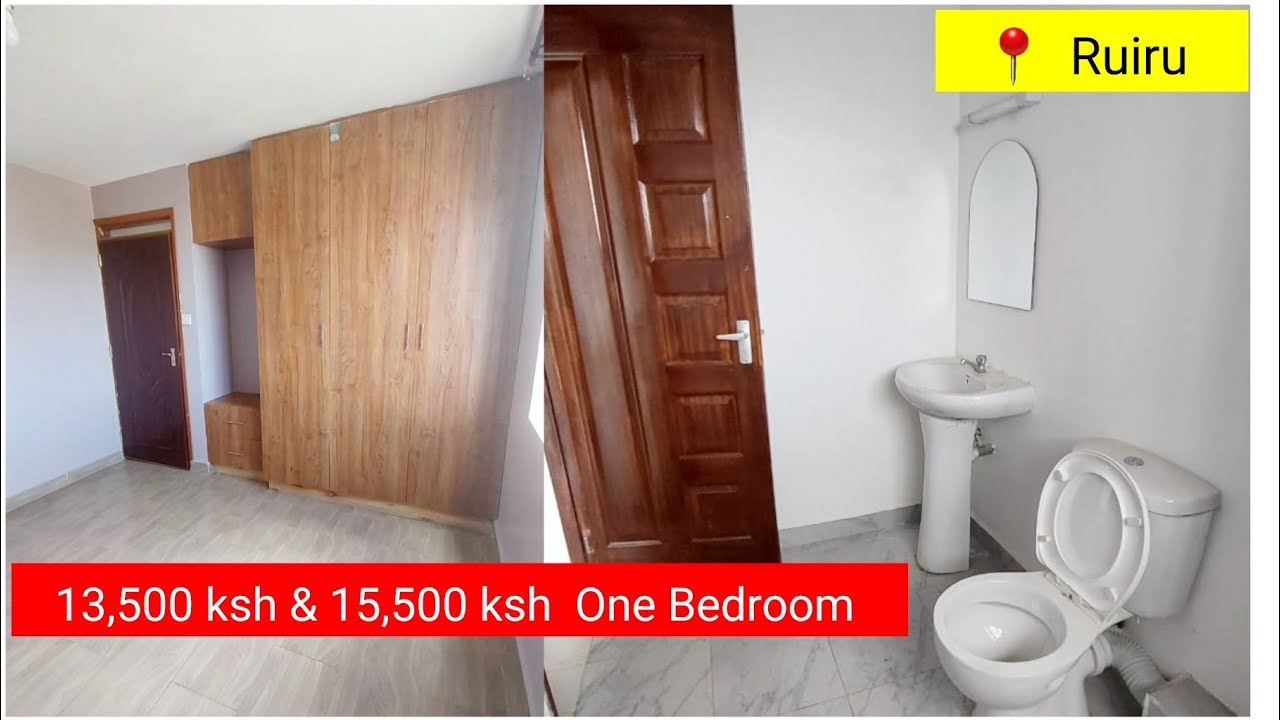 13,500 & 15,500 one bedroom  Apartment  located in Ruiru... House Hunting  In kenya 2024..