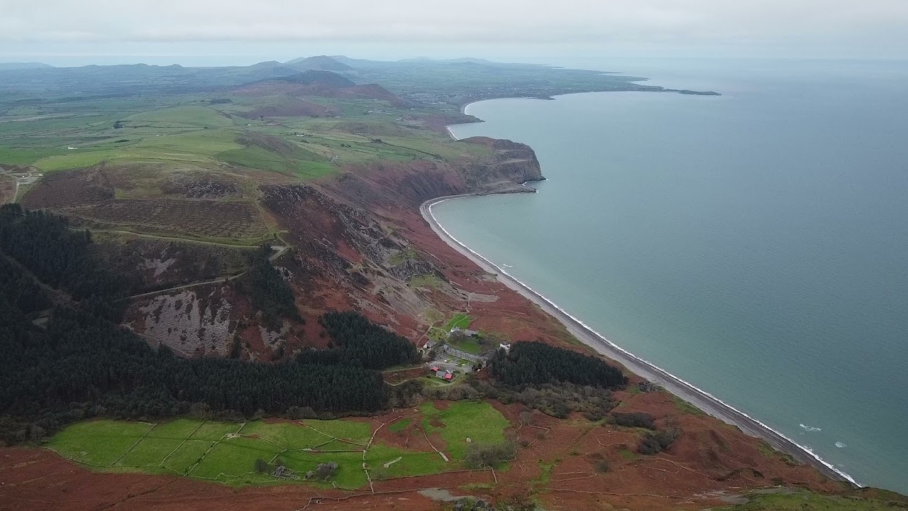 Nant Gwrtheyrn and Mynydd Gwaith Dji Mini 2 Drone Pwllheli