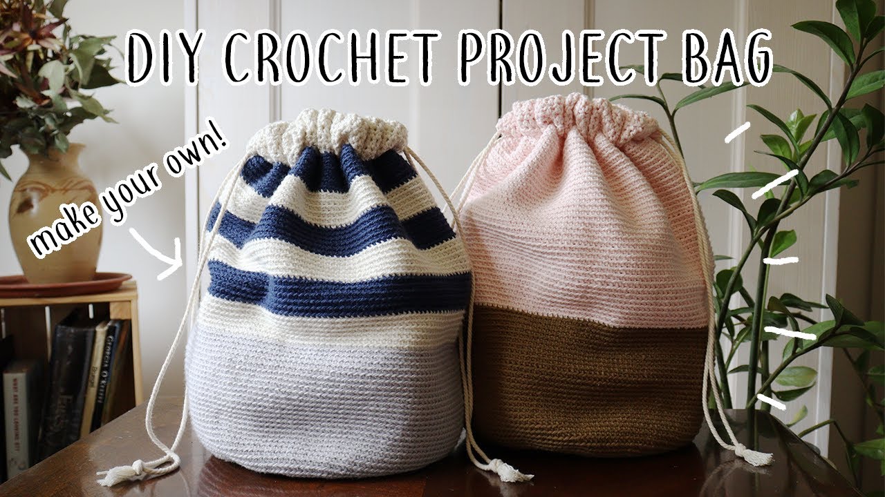 Free Pattern | Crocheted Project Bag