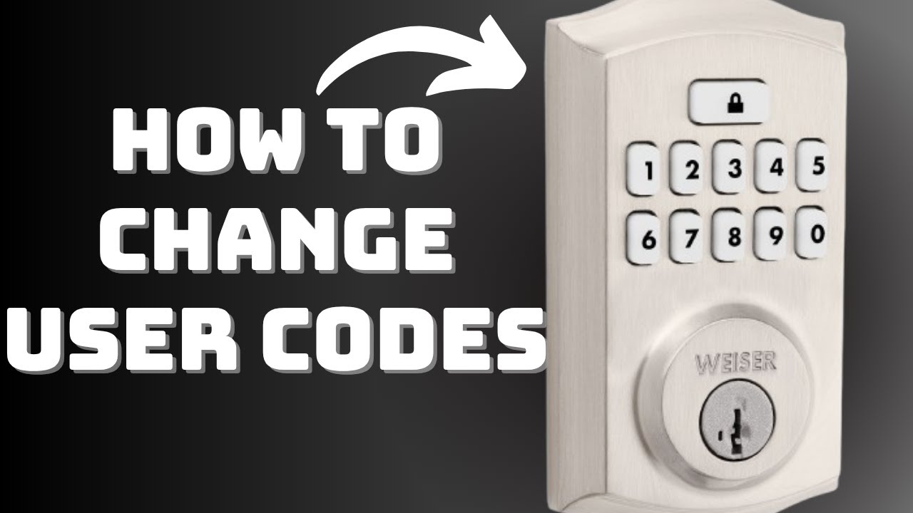 How to Change Code on Weiser SmartCode Traditional Keypad Lock